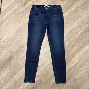 KanCan for Maurices Dark Wash Skinny Jeans Size 29 High Rise 154917